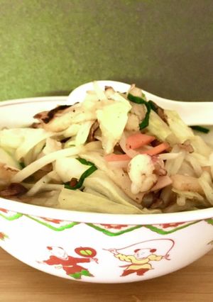 たつえばあば特製！たっぷり野菜ちゃんぽん-レシピのメイン写真