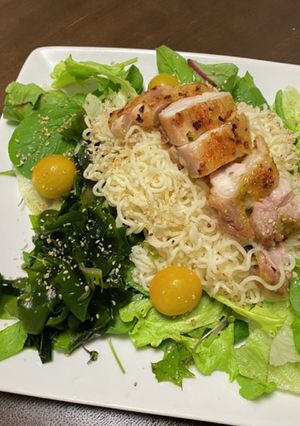 サッポロ一番でラーメンサラダ-レシピのメイン写真