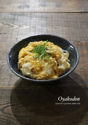 レンジで簡単!ふわとろ親子丼-レシピのメイン写真