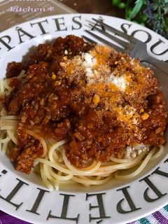 時短簡単なのに絶品ミートソース♪-レシピのメイン写真