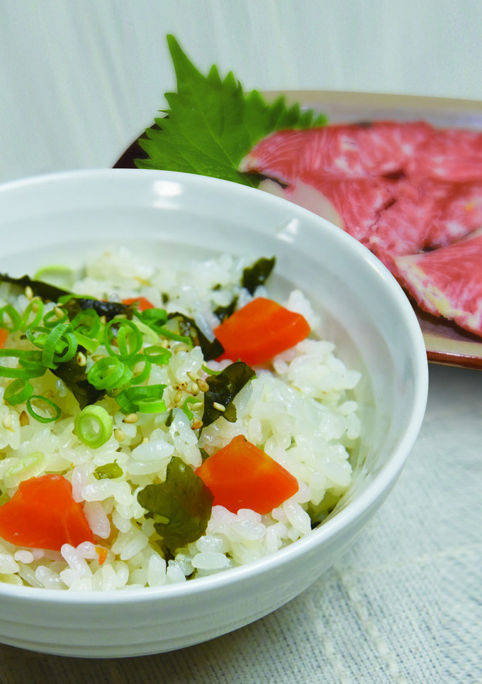 鮭と昆布の和風炊き込み御飯-レシピのメイン写真