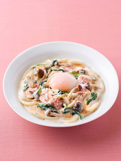 深煎りごまカルボナーラうどん-レシピのメイン写真