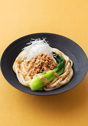 汁なし深煎りごま担々うどん-レシピのメイン写真