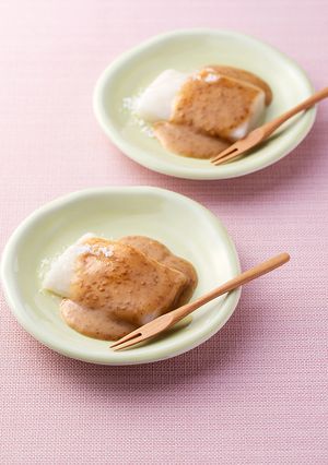 深煎りごまだれ餅-レシピのメイン写真