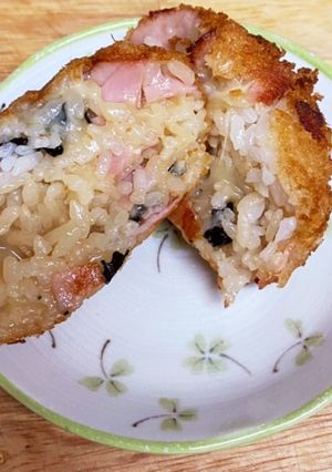 ハムとのりのライスコロッケ-レシピのメイン写真
