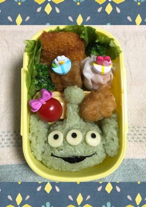 リトルグリーンメン弁当-レシピのメイン写真