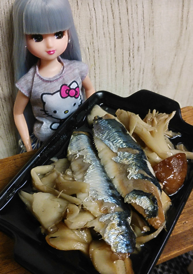 リカちゃん♡きのことイワシのアヒージョ♪-レシピのメイン写真