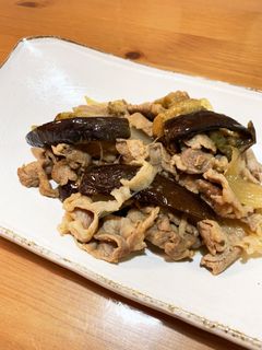 豚こま玉ねぎ茄子の時短スタミナ炒め-レシピのメイン写真
