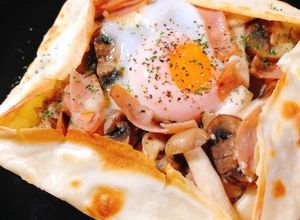 ガレット風！ハムときのこのおかずクレープ-レシピのメイン写真