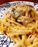 シナモン香る秋のクリームパスタ