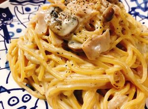シナモン香る秋のクリームパスタ-レシピのメイン写真