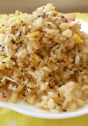 黒ゴマ焼き飯♪-レシピのメイン写真