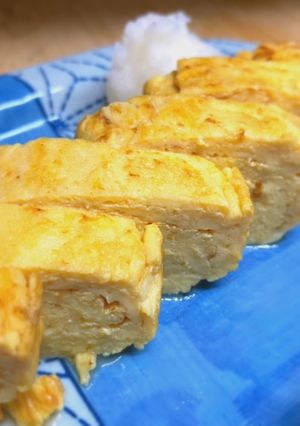 ふわふわ♫ 基本のだし巻き玉子-レシピのメイン写真