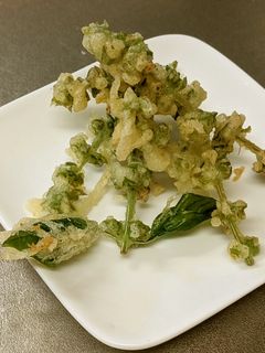 バジルの花の天ぷら-レシピのメイン写真