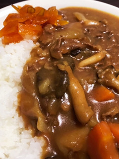 キノコたっぷりカレーライス-レシピのメイン写真