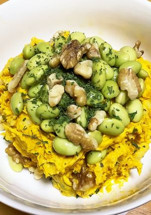 かぼちゃと枝豆のサラダ-レシピのメイン写真