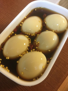 漬けるだけ!赤辛味付茹で卵-レシピのメイン写真