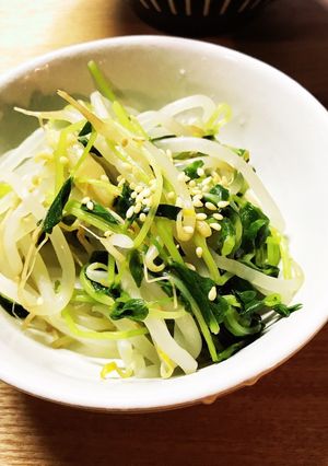 時短ヘルシー☆豆苗ともやしのナムル風-レシピのメイン写真