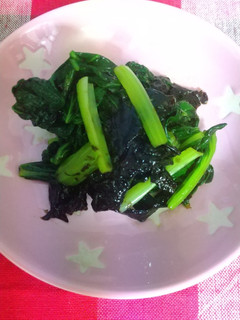 小松菜の海苔の佃煮和え-レシピのメイン写真