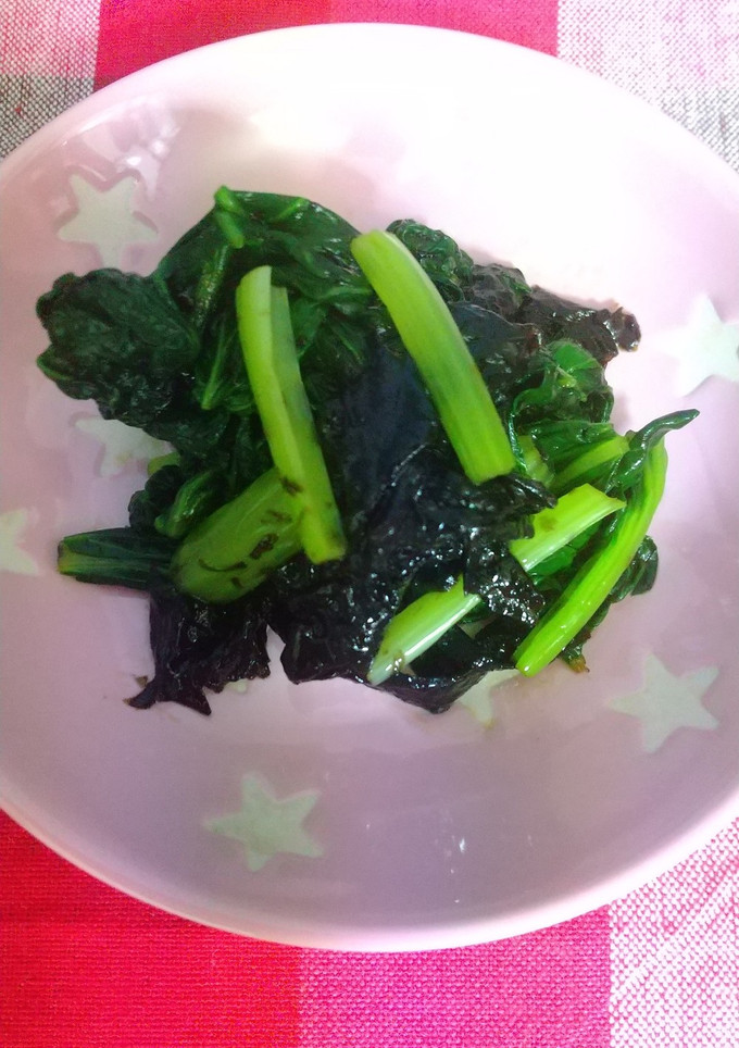 小松菜の海苔の佃煮和え-レシピのメイン写真