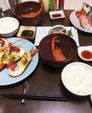 伊勢海老とアワビの海鮮ランチ