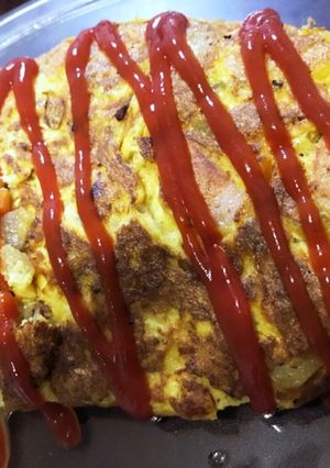 混ぜて焼くだけ栄養満点具沢山オムレツ☆-レシピのメイン写真