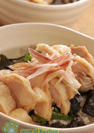 簡単・ゆで鶏丼-レシピのメイン写真