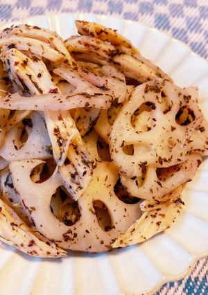 ＊簡単！レンコンと鶏肉のゆかり和え＊-レシピのメイン写真