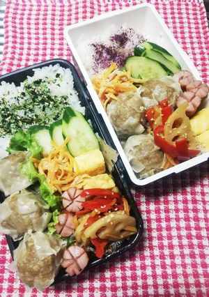 高校男子弁当♡シュウマイ10/6-レシピのメイン写真