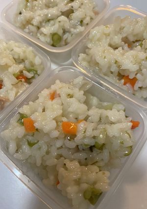 ツナとわかめの炊き込みご飯　離乳食-レシピのメイン写真