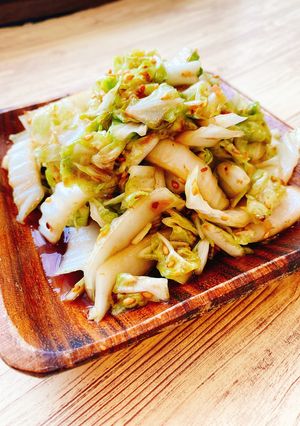 甘み際立つ♡シャキシャキ白菜の和風サラダ-レシピのメイン写真