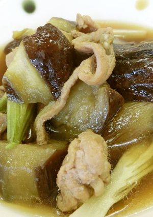 豚肉となすとみょうがの煮物-レシピのメイン写真
