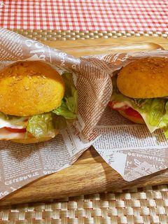 ★糖質オフ!美味しい*ハンバーガー*♪-レシピのメイン写真