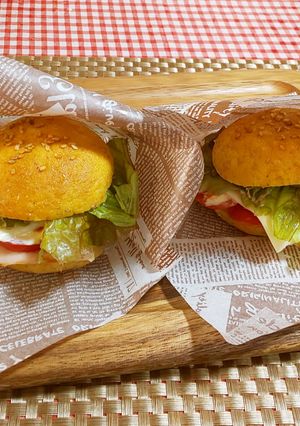 ★糖質オフ！美味しい＊ハンバーガー＊♪-レシピのメイン写真