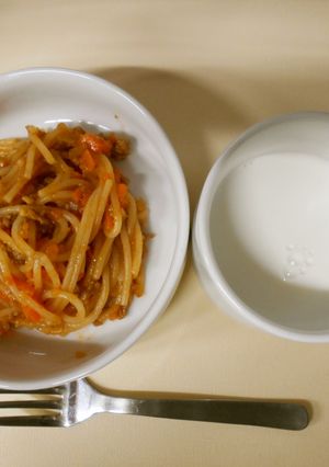 保育園の給食レシピ ミートスパゲッティ-レシピのメイン写真
