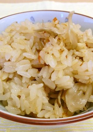 ドライトマトと舞茸の炊き込みご飯-レシピのメイン写真