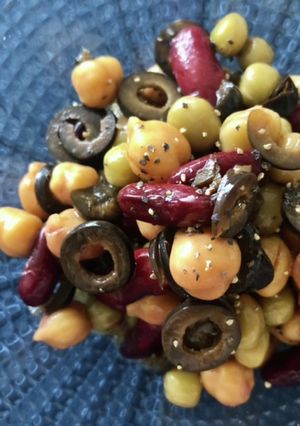 豆とオリーブのマリネ-レシピのメイン写真