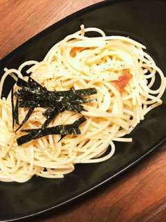 梅と海苔の、簡単パスタ♪-レシピのメイン写真