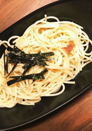 梅と海苔の、簡単パスタ♪-レシピのメイン写真