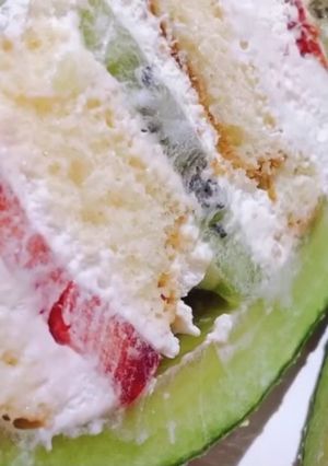 簡単☆安い☆失敗しない☆メロンケーキ-レシピのメイン写真