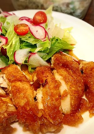 ご飯が進む甘辛ガーリックチキン-レシピのメイン写真