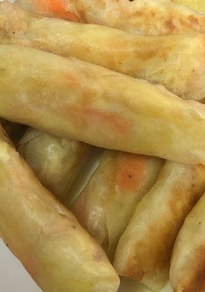 チーズinツナキャベツの春巻き-レシピのメイン写真