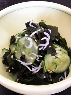 作り置き♡ワカメちりめんキュウリの酢の物-レシピのメイン写真