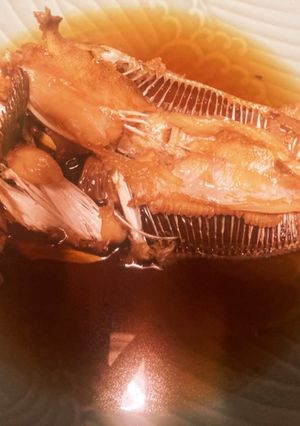 失敗・カワハギの骸骨煮付け!ウスバハギ・-レシピのメイン写真