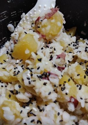 サツマイモ(簡単)炊き込みご飯-レシピのメイン写真