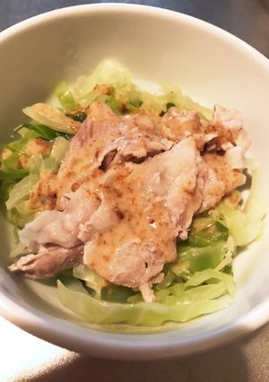 キャベツと豚肉の簡単蒸し焼き-レシピのメイン写真