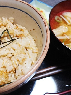 超簡単に味噌汁(ついでに炊き込みご飯)-レシピのメイン写真