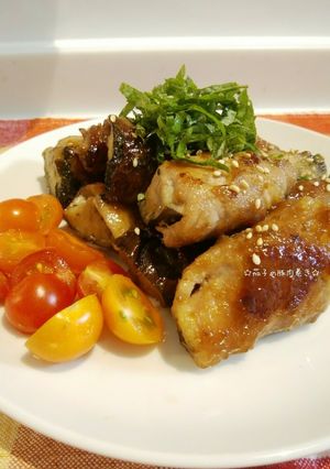 茄子の豚肉巻き-レシピのメイン写真