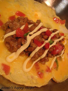 納豆のオムレツ-レシピのメイン写真