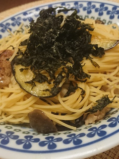地のりと豚肉の和風パスタ-レシピのメイン写真